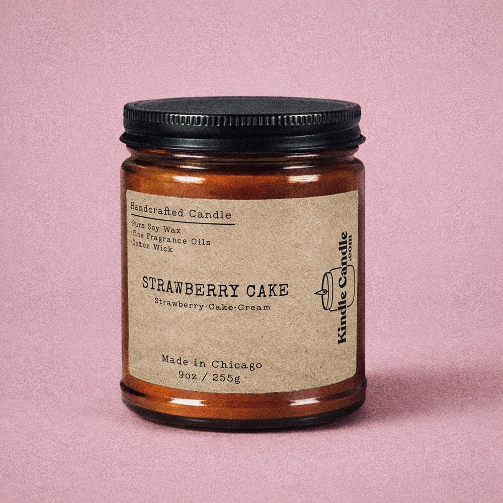 Strawberry Cake 9oz Candle